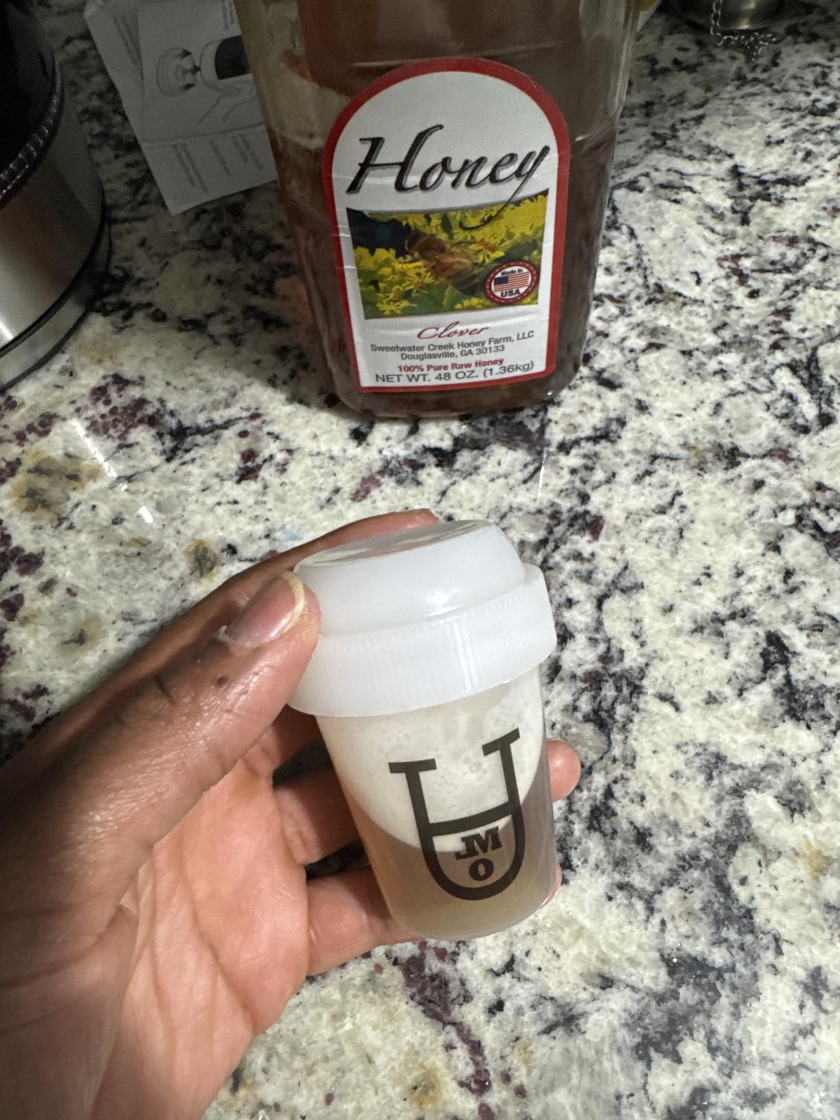 Matcha Mini Shaker - Compact, Travel-Ready, Palm-Sized Cup with Built-In Blade for Clump-Free Mixing - Made in Japan, Suitable for Ceremonial Grade Matcha - 2.24 x 3.19, 0.68 fl oz Capacity customer photo 1