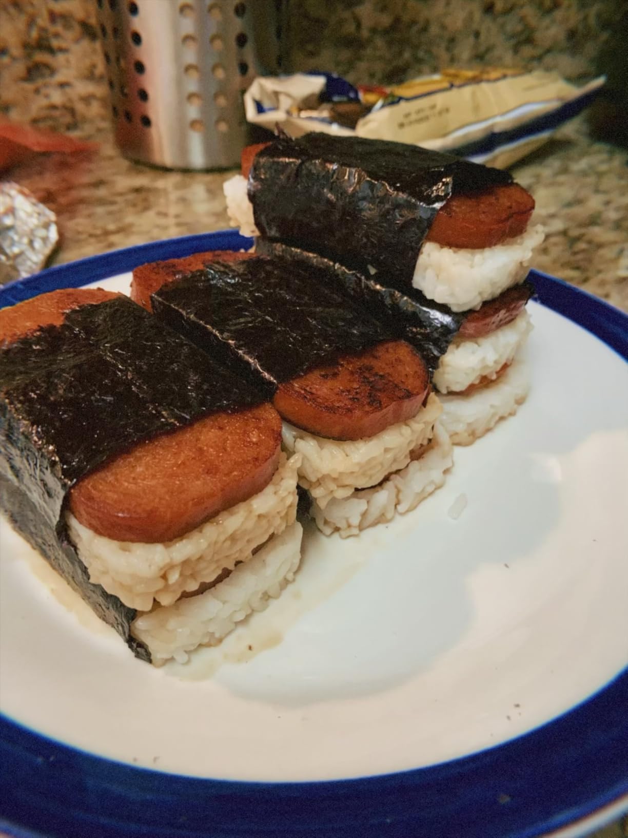 Musubi Mold Kit, Musubi Press Molds with Musubi Maker, Triangle Onigiri Mold, Rice Paddle, Luncheon Meat Slicer for SPAM customer photo 2