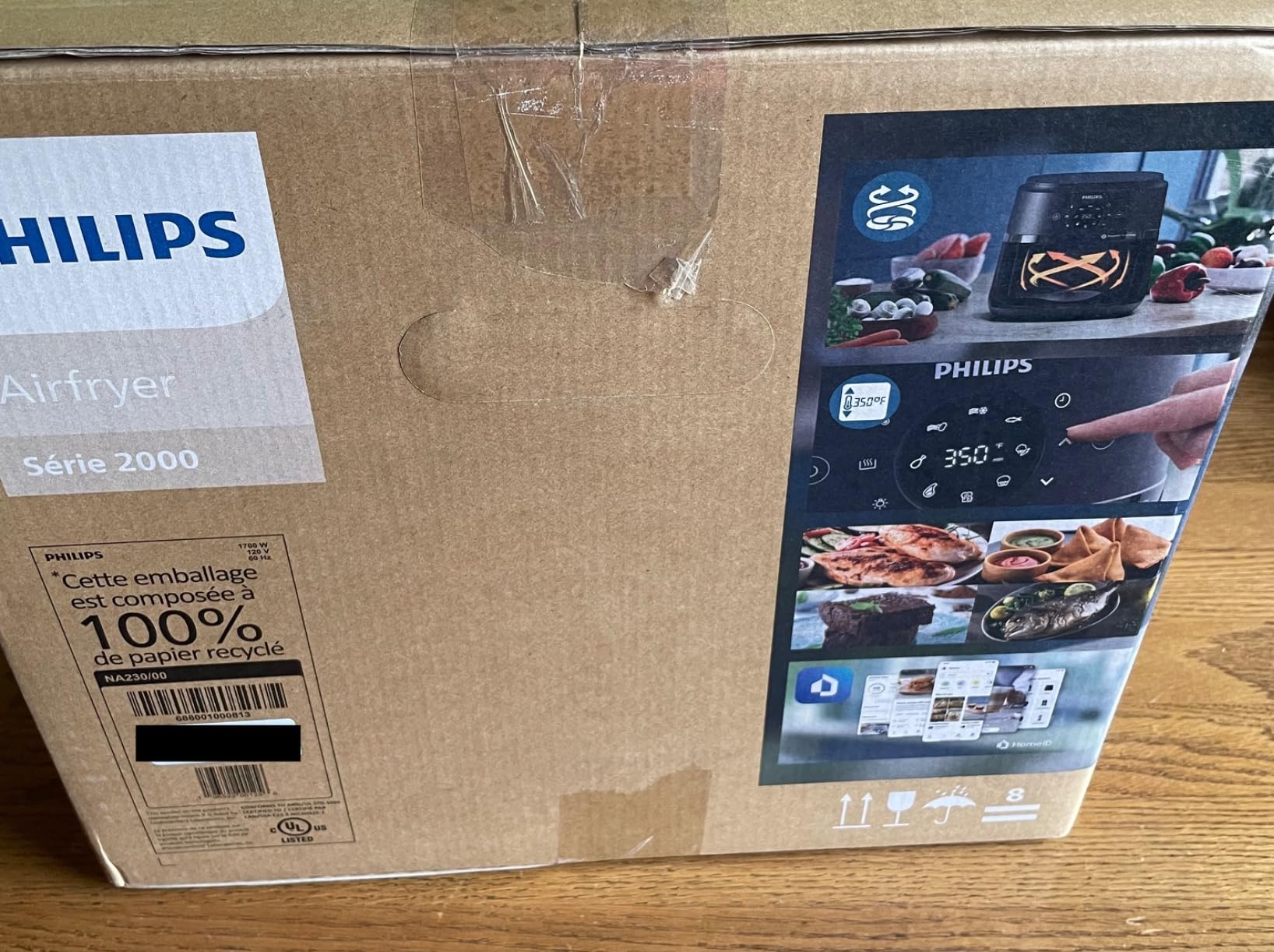 Philips Air Fryer 2000 Series - 13-in-1 functions, 6.6 Quarts, Compact Design with Cooking Window, Black, (NA231/00) customer photo 2
