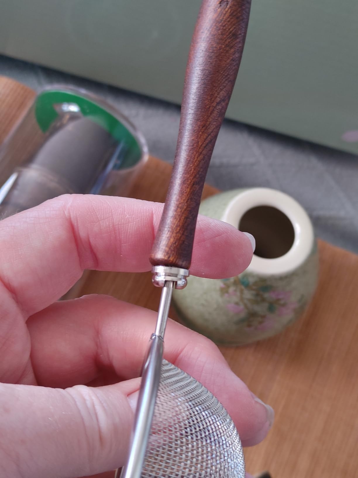 Matcha Whisk Set 7-Piece with Handmade Matcha Bowl & 100-Prong Purple Bamboo Whisk (Chasen), Complete Matcha Kit with Holder, Scoop & Rest, Bamboo Tea Mat, Gift-Ready Matcha Set customer photo 2