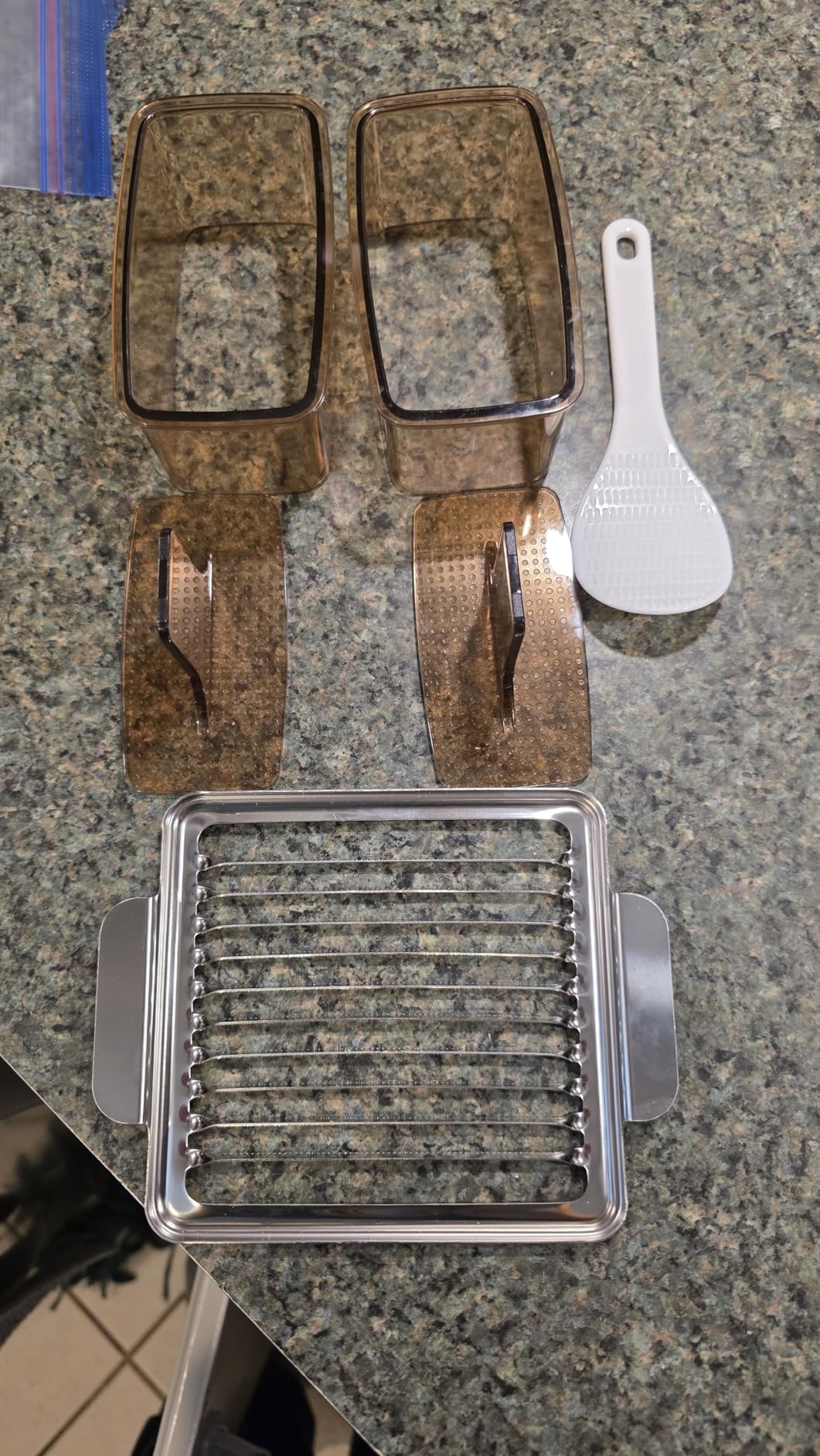 Musubi Press Mold, 2 Pack Onigiri Mold Hawaiian Musubi Maker Kit with 304 Stainless Steel Luncheon Meat Slicer customer photo 1