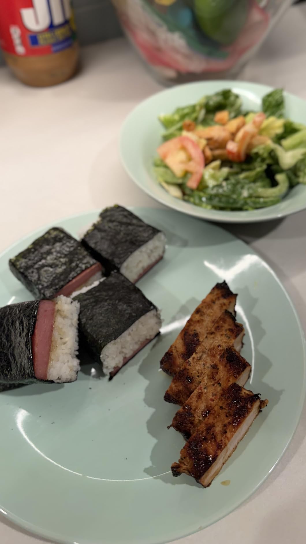 2PCS Clear Musubi Press Mold, Non-Stick Musubi Maker, BPA-Free Onigiri Mold Sushi Press (with 2 Rice Ladles) customer photo 1