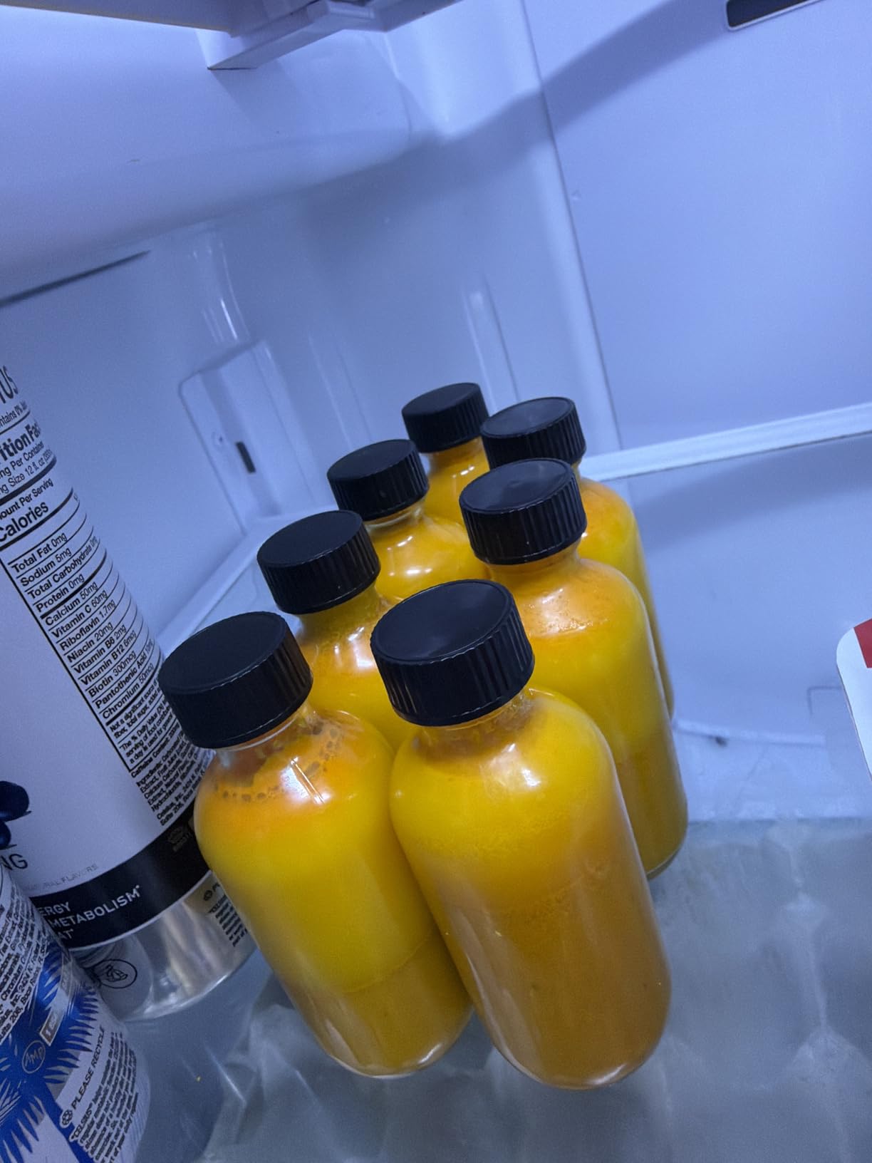 2 oz (60ml) 20 Pack Leak-Proof Clear Glass Boston Round Bottles with lids - Mini Travel Containers for Ginger Shots, Juice, Whiskey, Samples | W/Labels, Funnels & Brushes Sake Cups customer photo 1