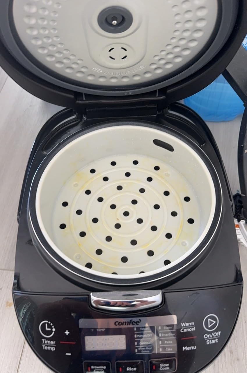COMFEE' Rice Cooker, Japanese Large Rice Cooker with Fuzzy Logic Technology, 11 Presets, 10 Cup Uncooked/20 Cup Cooked, Auto Keep Warm, 24-Hr Delay Timer customer photo 1