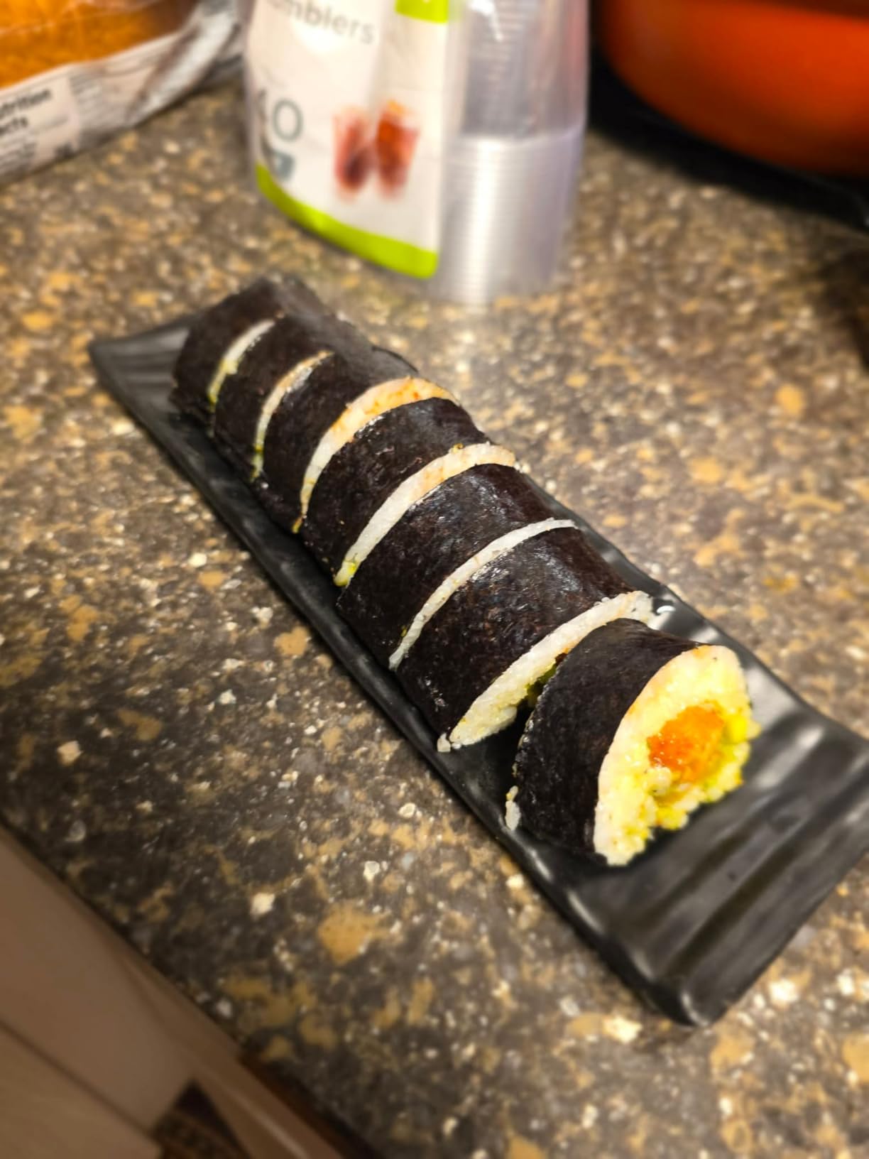 Sushi Maker Kit - 43-Piece Complete Set for Beginners with Sushi Bazooka Roller, Onigiri Mold, Nigiri Maker, Bamboo Rolling Mat & Accessories | Easy DIY Sushi Preparation at Home customer photo 2