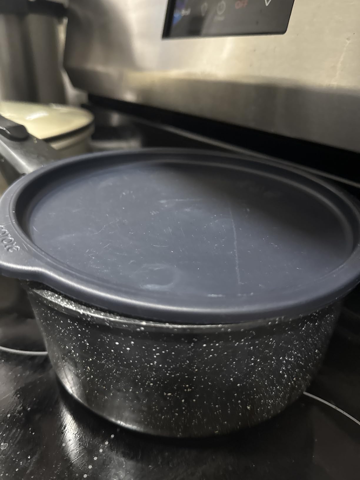 CAROTE 44pcs Nonstick Kitchen Titanium Cookware Sets, Nonstick Pots and Pans, Induction Cookware Set Kitchen Cooking Sets, Non Stick w/Frying Pan,Black customer photo 2