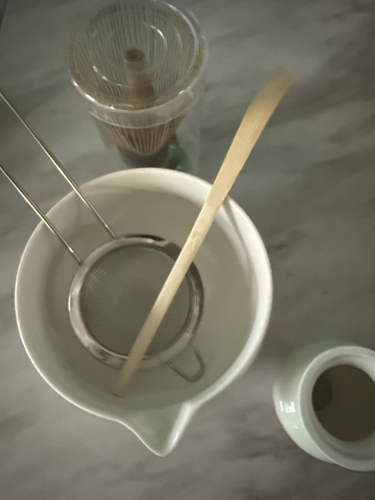 ComboJoy Matcha Whisk Set - Crystalline Glaze Bowl, Bamboo Whisk & Holder, Scoop & Sifter with Holder, Cup with Lid & Straw, Ice Cube Tray & Tea Towel - Pink Matcha Gift Set for Women, Women Gifts customer photo 1