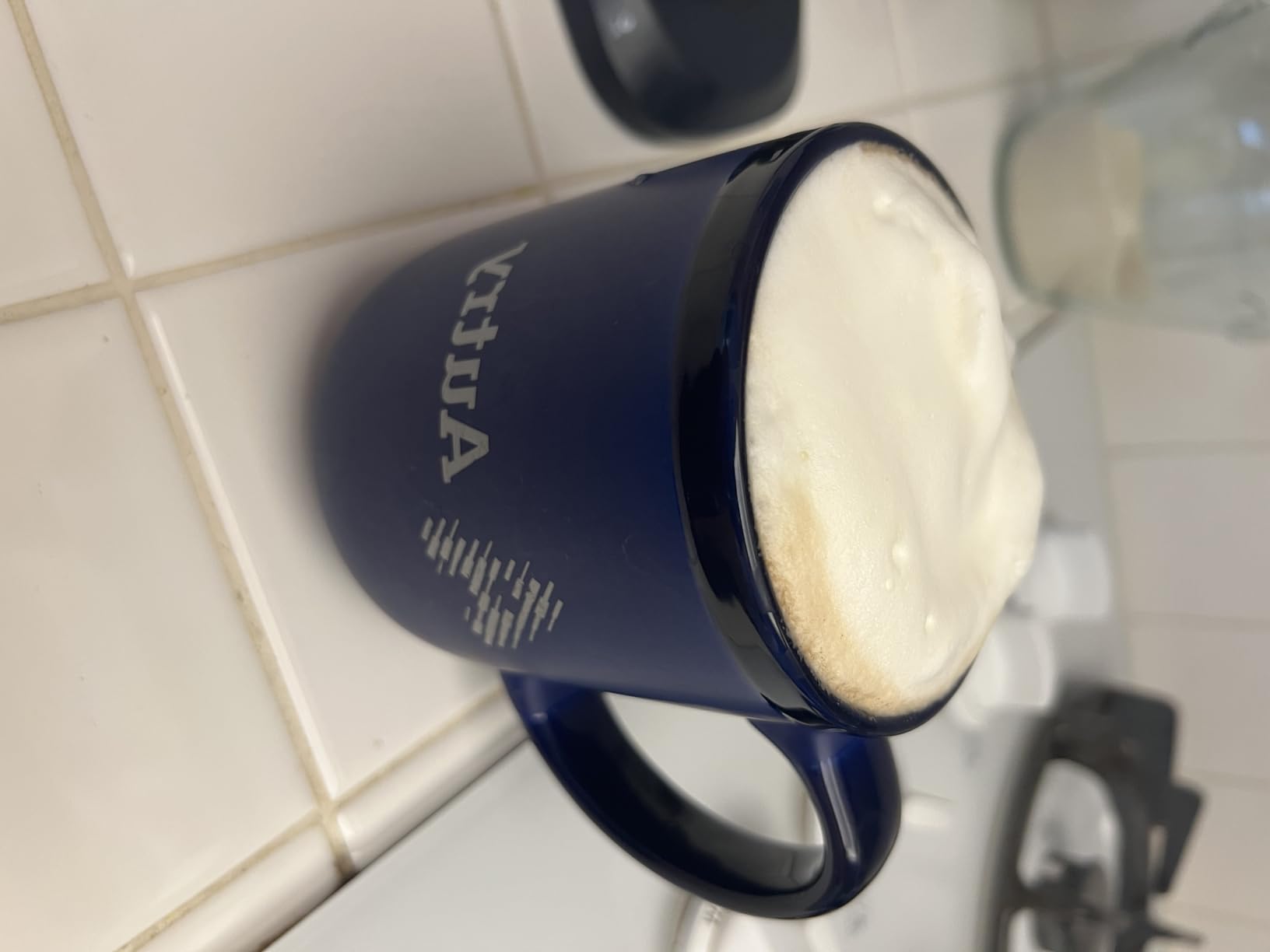 SIMPLETASTE Milk Frother, 4-in-1 Electric Milk Frother and Steamer, Automatic Warm and Cold Foam Maker and Milk Warmer for Latte, Cappuccinos, Dark Blue customer photo 1