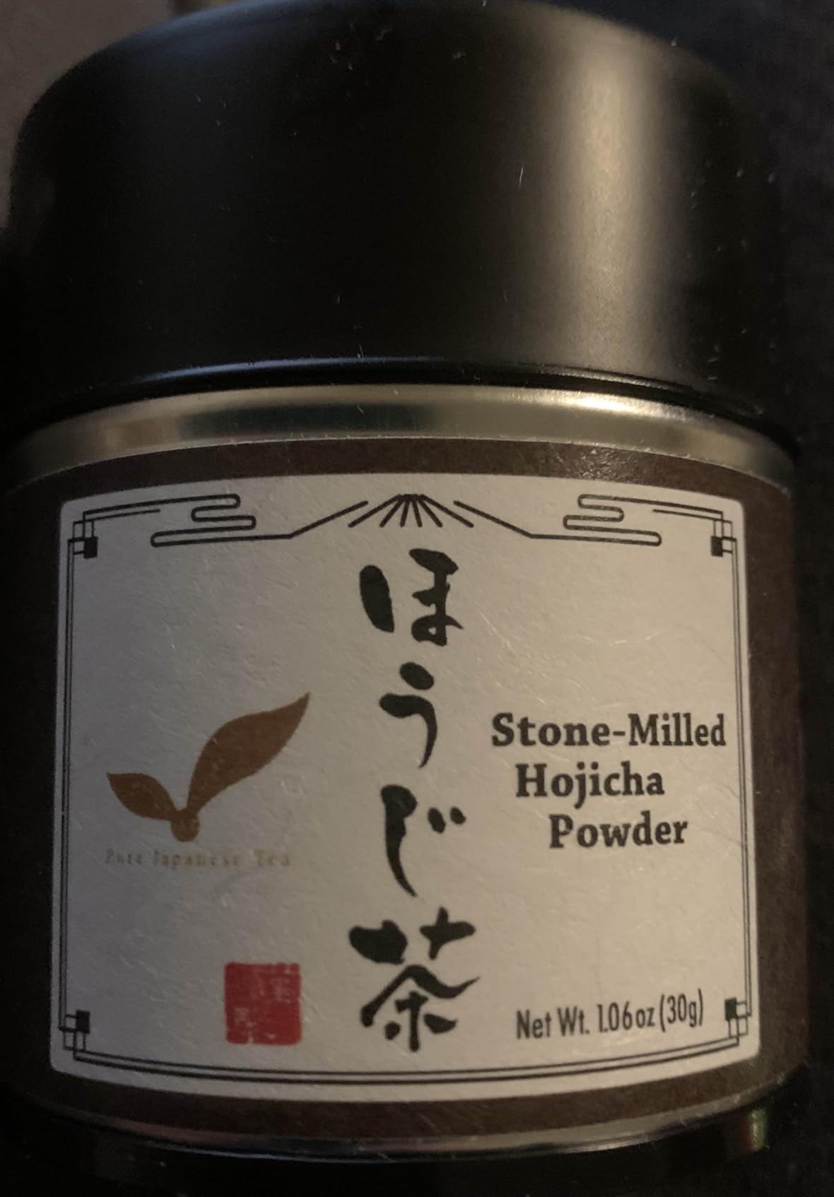TAGASHIRA CHAHO Hojicha Powder (30g/1.06oz) - Kyoto Uji, Stone Milled, Japanese Roasted Green Tea Latte Powder, Low caffeine, 100% Product of Japan customer photo 1