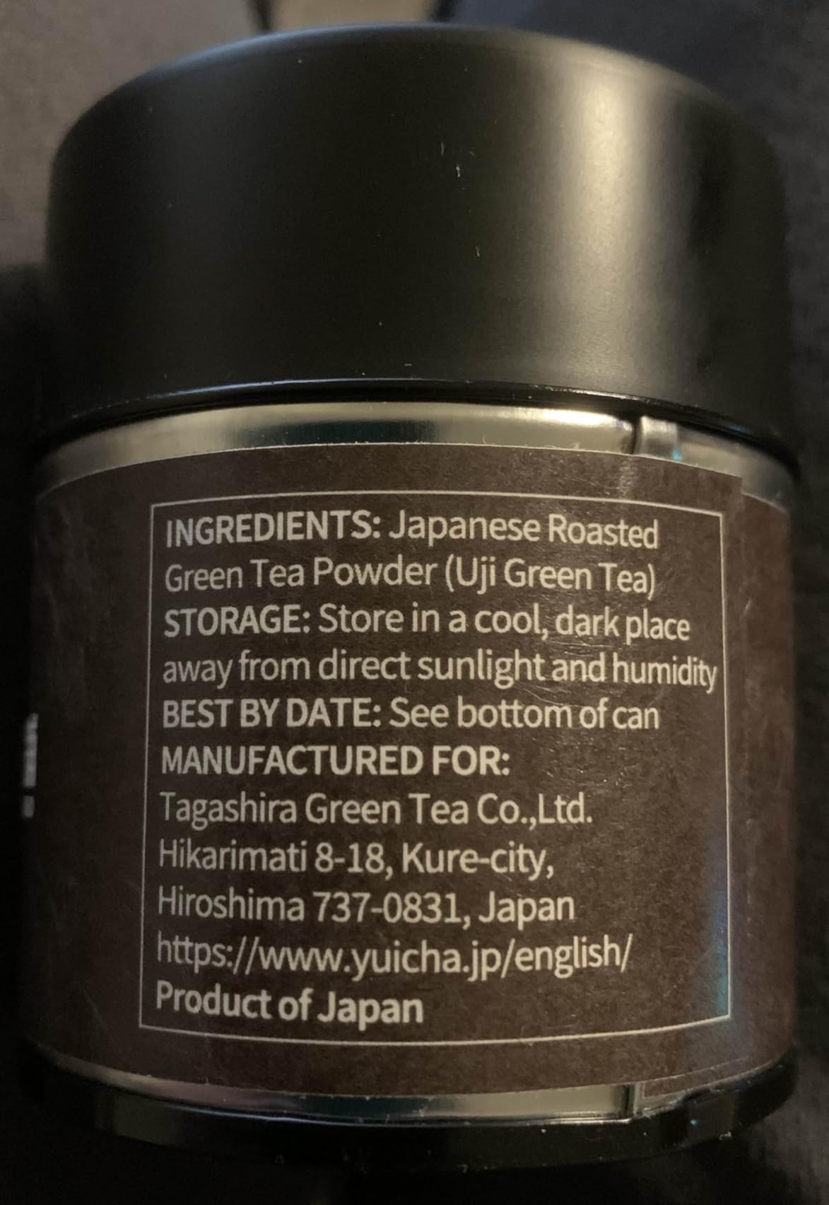 TAGASHIRA CHAHO Hojicha Powder (30g/1.06oz) - Kyoto Uji, Stone Milled, Japanese Roasted Green Tea Latte Powder, Low caffeine, 100% Product of Japan customer photo 2