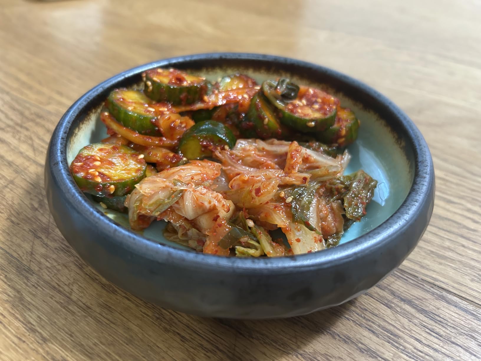 Japanese Salad Plates Crackle Blue Ceramic Set of 4, 5.7 Inch 14oz Stoneware Pasta Bowls - Versatile Appetizer & Kitchen Dishes customer photo 2