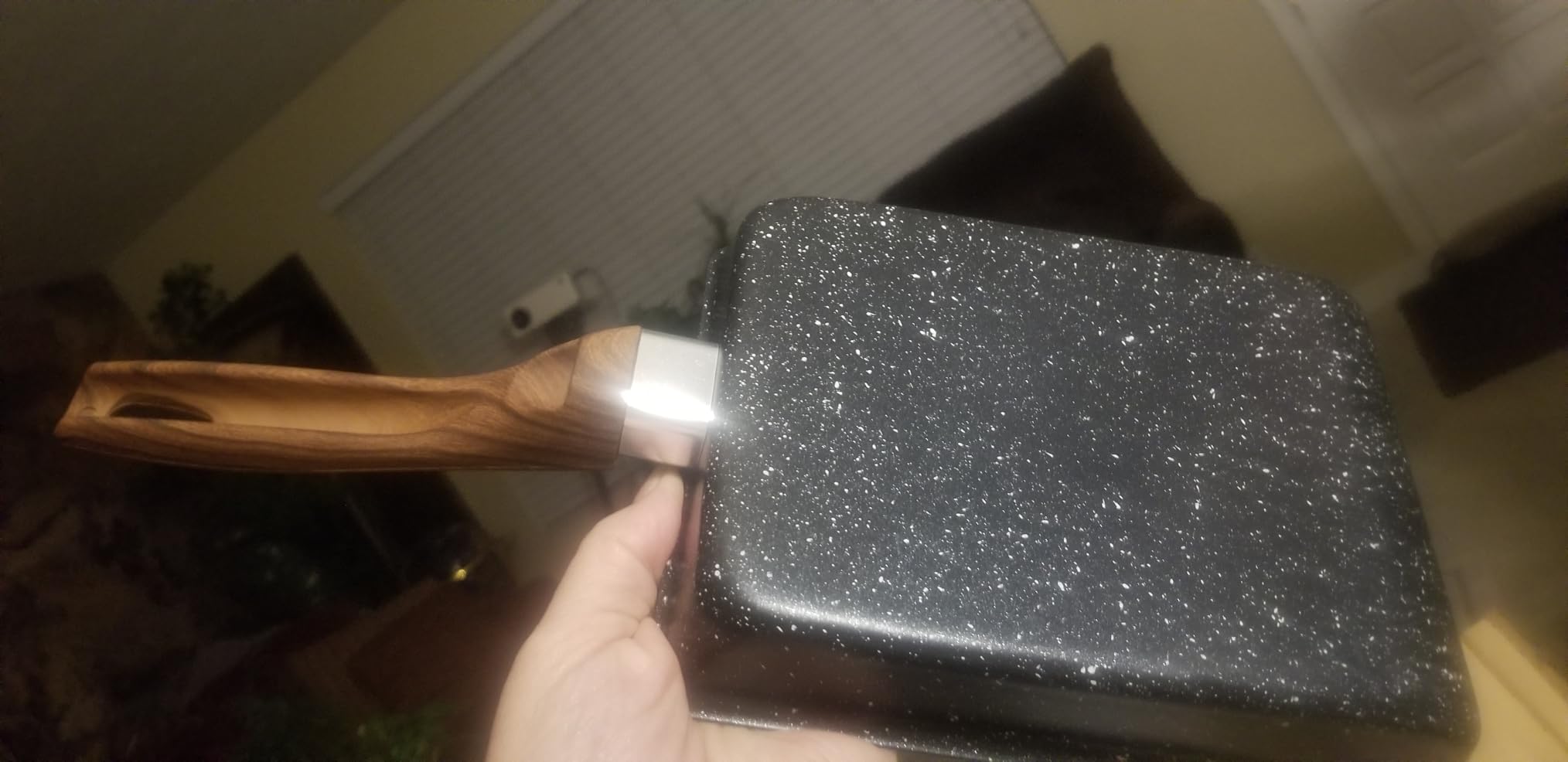 Tamagoyaki Pan Kits with Lid, Omelette Cast Pan Kit, Tamagoyaki Pans Cast Iron Maker with Lid, Nonstick Skillet with Wooden Handle, Includes Spatula, Mat, Knife, Sushi Accessories, Cooking Brush customer photo 2