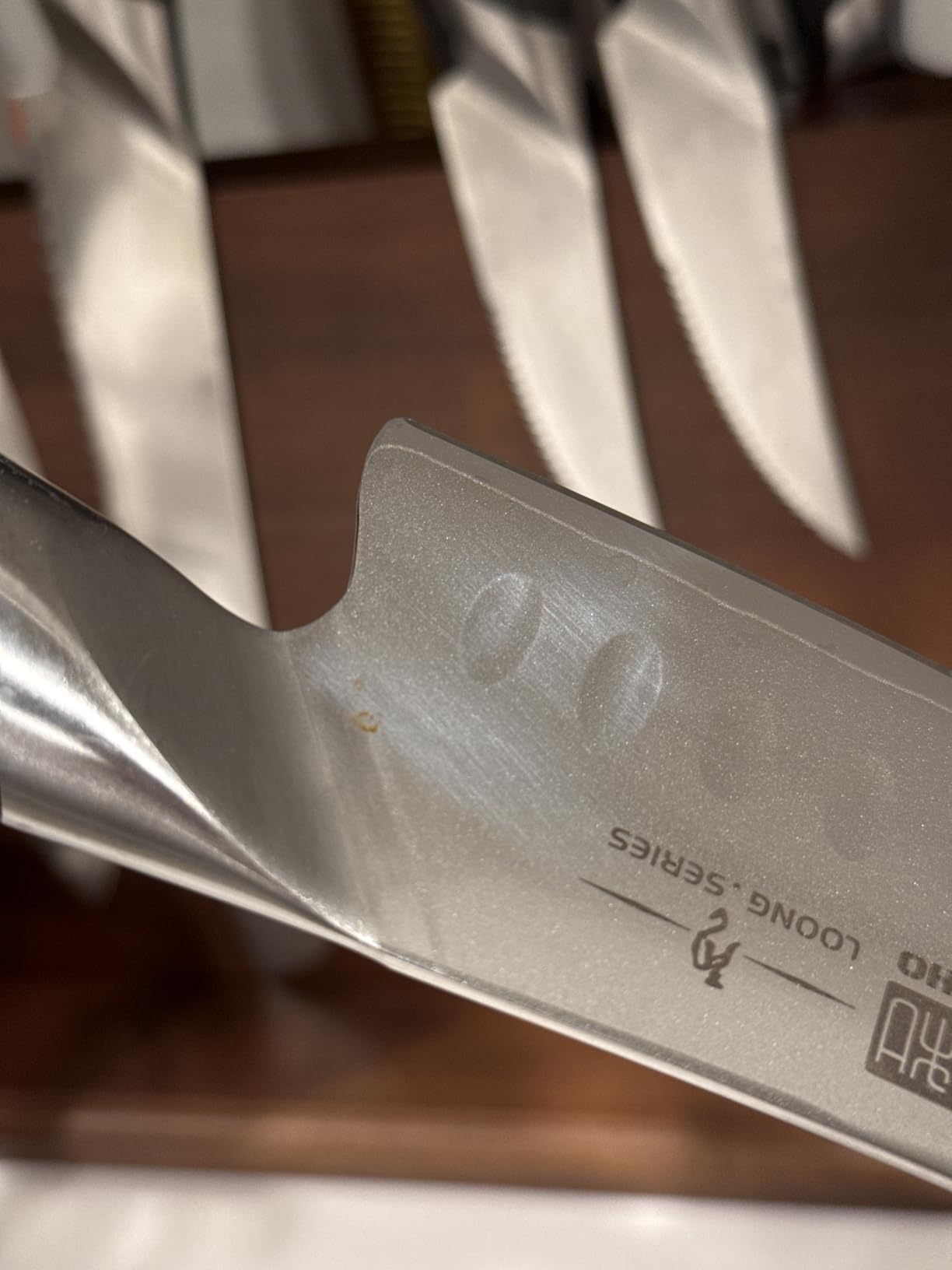 HOSHANHO 5 Inch Japanese Chef Knife, Ultra Sharp High Carbon Stainless Steel Kitchen Knife, Professional Santoku Knives with Ergonomic Pakkawood Handle customer photo 1