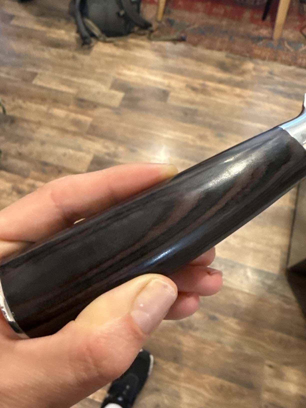 imarku 3 Pieces Knife Set, Japanese High Carbon Stainless Steel Chef Knife Set, Professional Chef Knives with Ergonomic Pakkawood Handle, Ultra Sharp Cooking Knives for Kitchen & Home Cooking customer photo 2