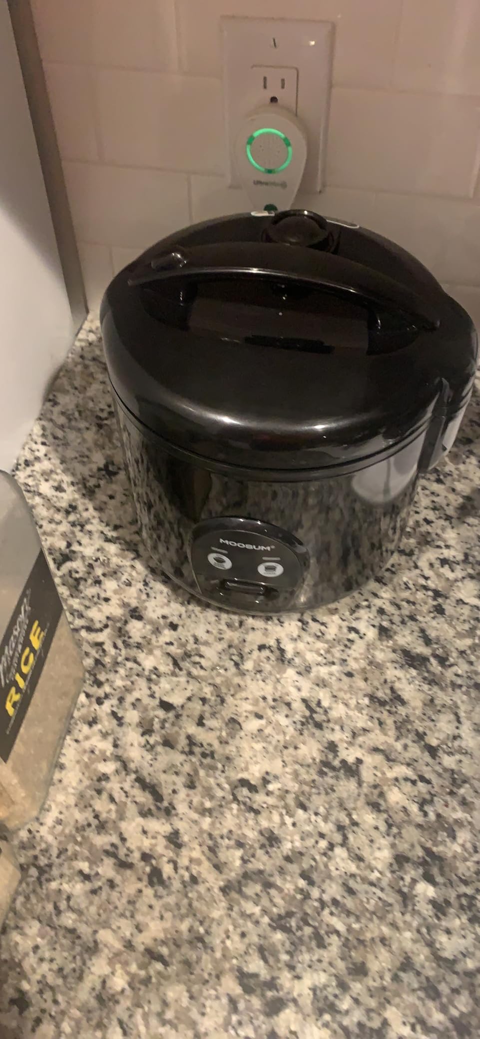 5-Cup Uncooked Rice Cooker, Electric One-Touch for Asian Japanese Sushi, Stainless Steel Inner Pot with Removable Lid & Steamer, Automatic Keep Warm, Silver customer photo 1