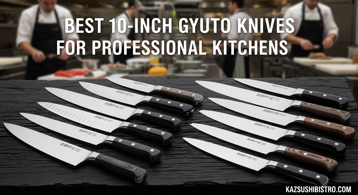 Best 10-Inch Gyuto Knives for Professional Kitchens
