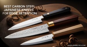 Best Carbon Steel Japanese Knives for Edge Retention