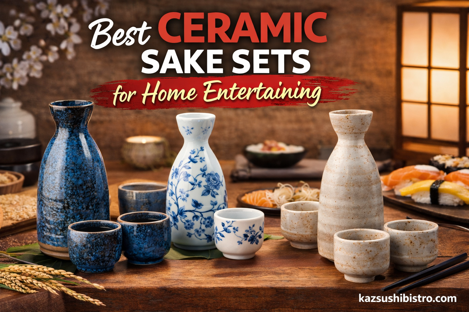 Best Ceramic Sake Sets for Home Entertaining