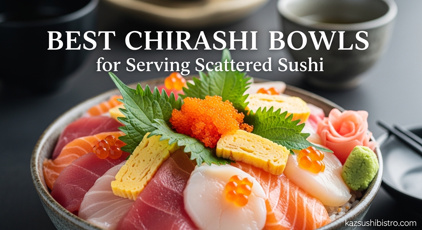 Best Chirashi Bowls for Serving Scattered Sushi