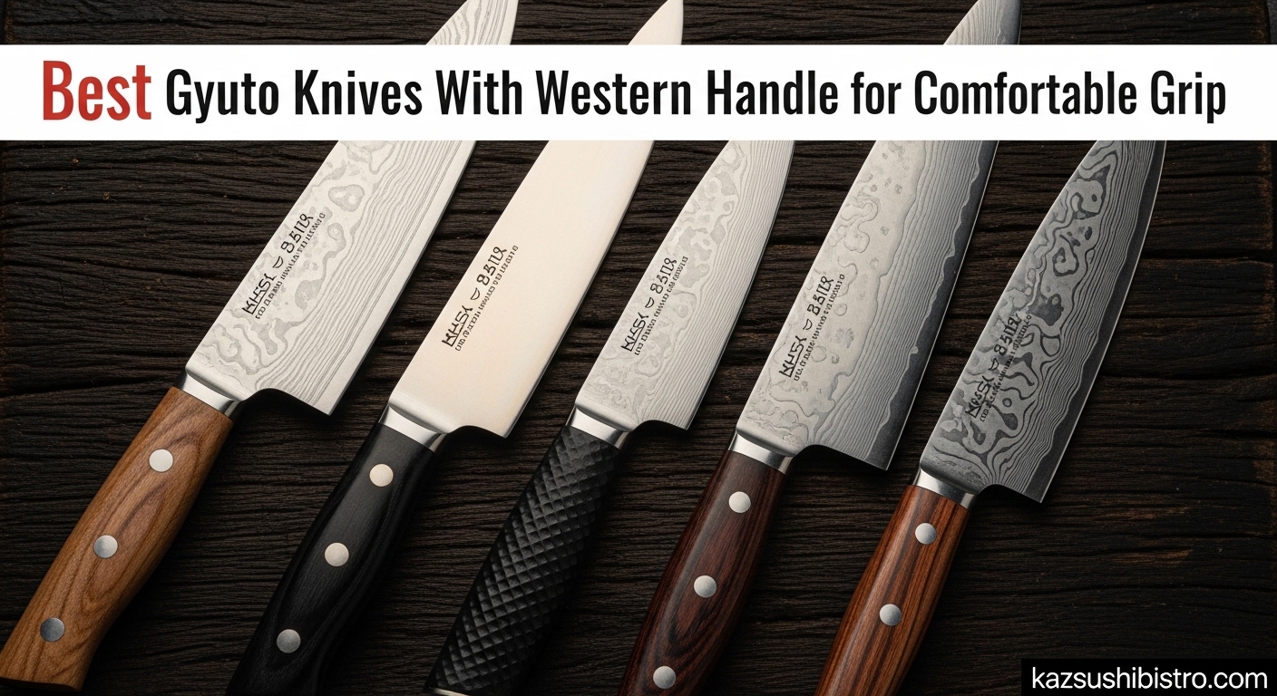 Best Gyuto Knives With Western Handle for Comfortable Grip