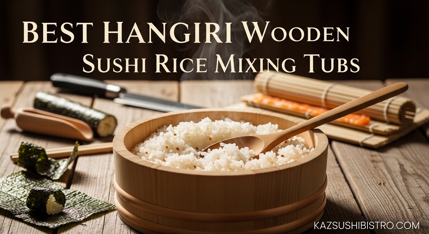 Best Hangiri Wooden Sushi Rice Mixing Tubs