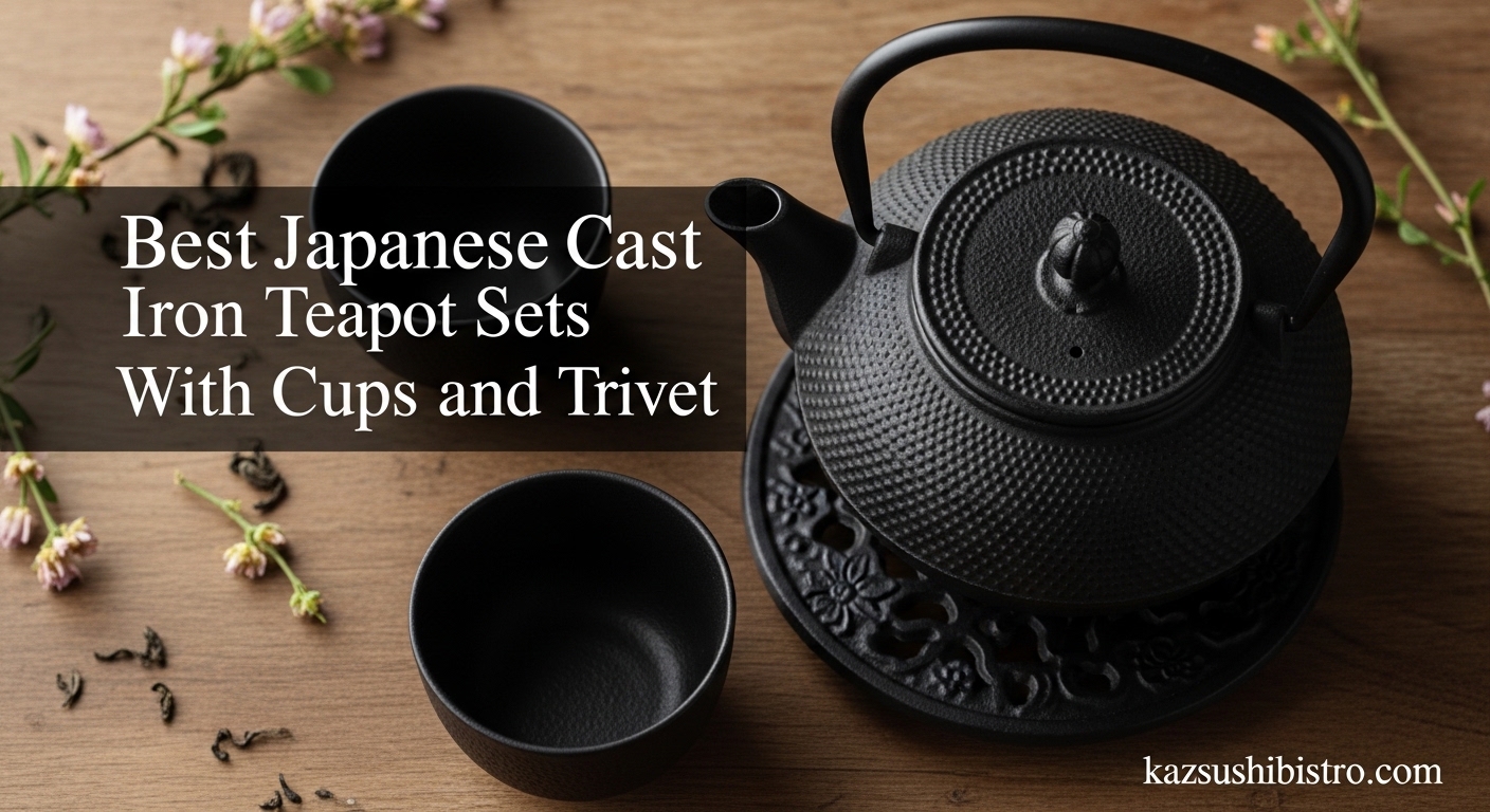 Best Japanese Cast Iron Teapot Sets With Cups and Trivet