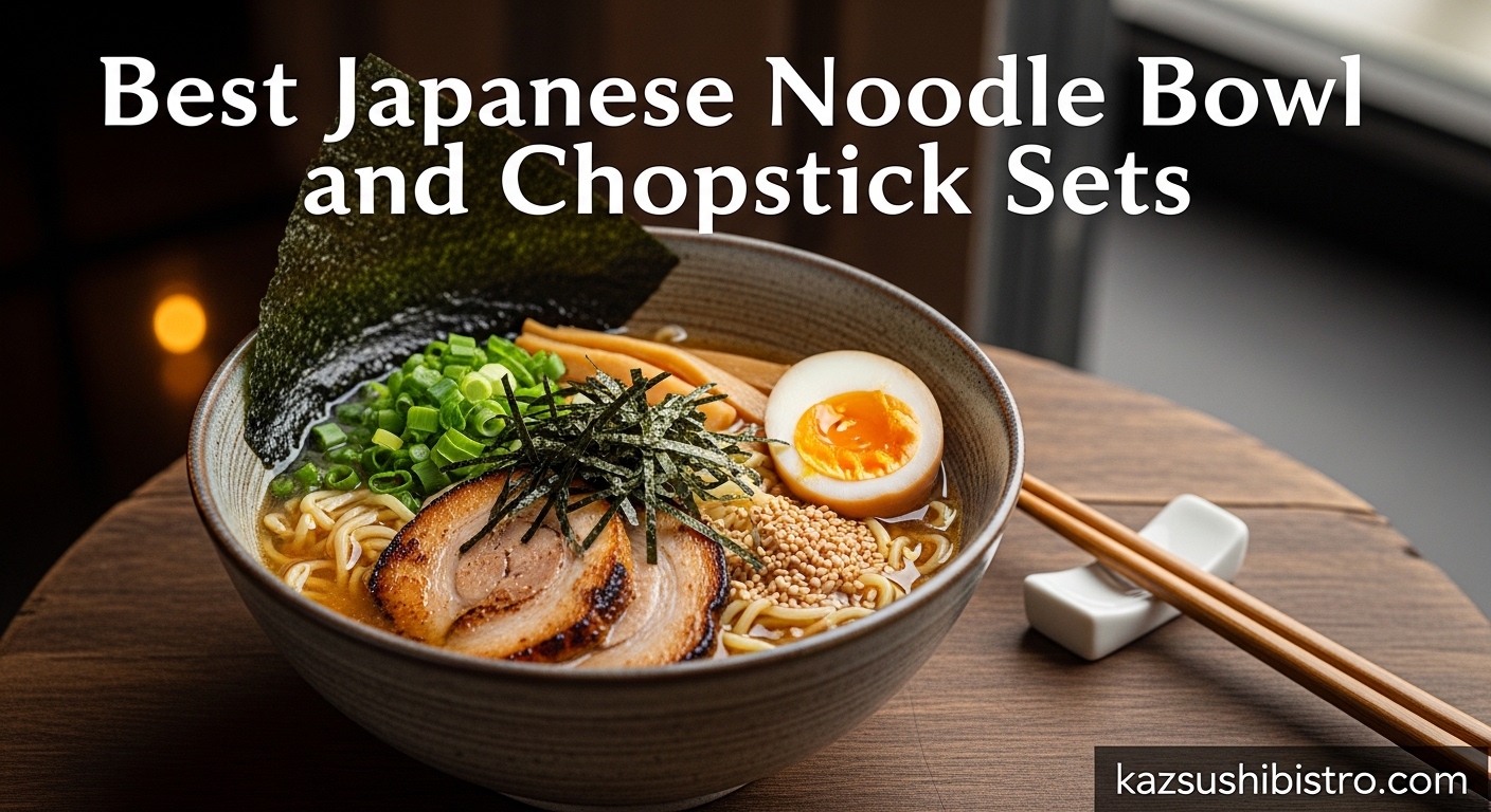Best Japanese Noodle Bowl and Chopstick Sets