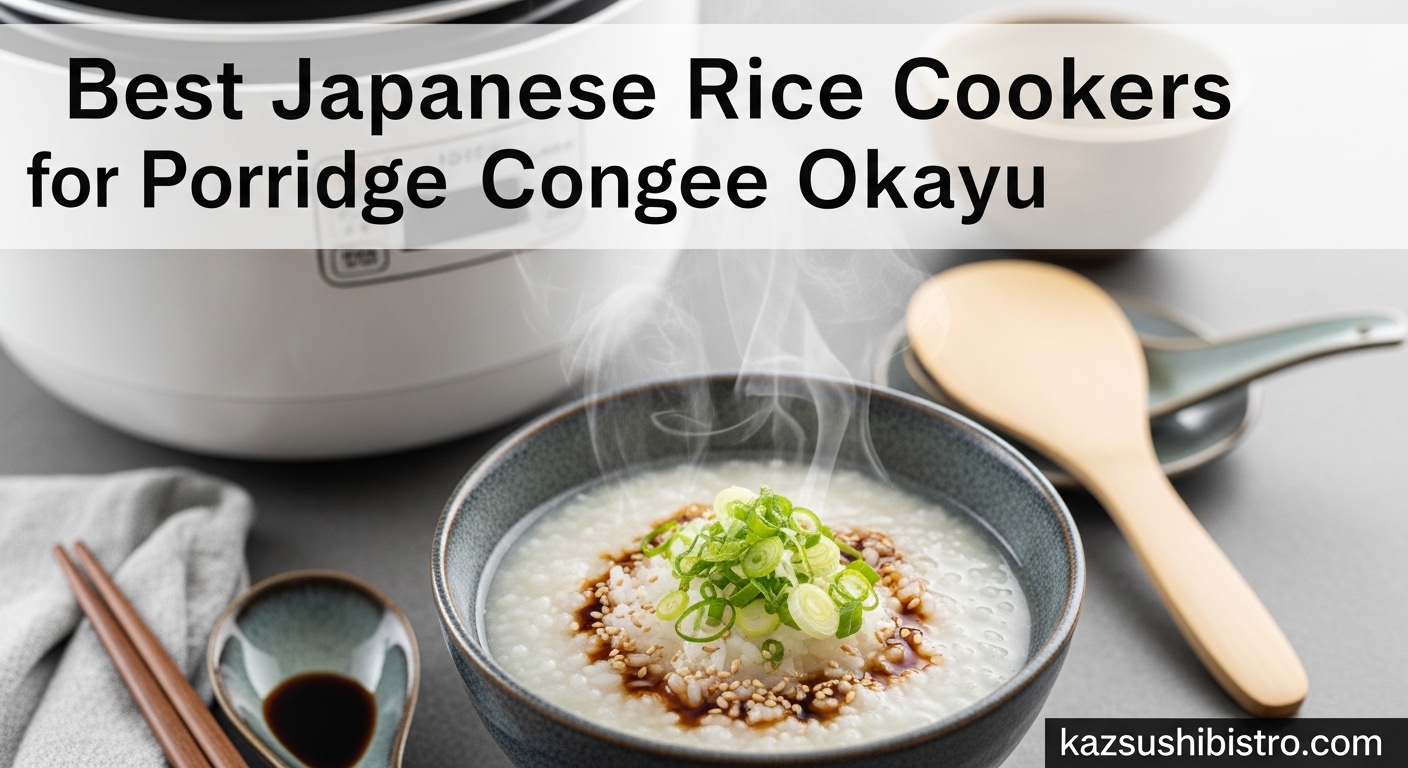 Best Japanese Rice Cookers for Porridge Congee Okayu