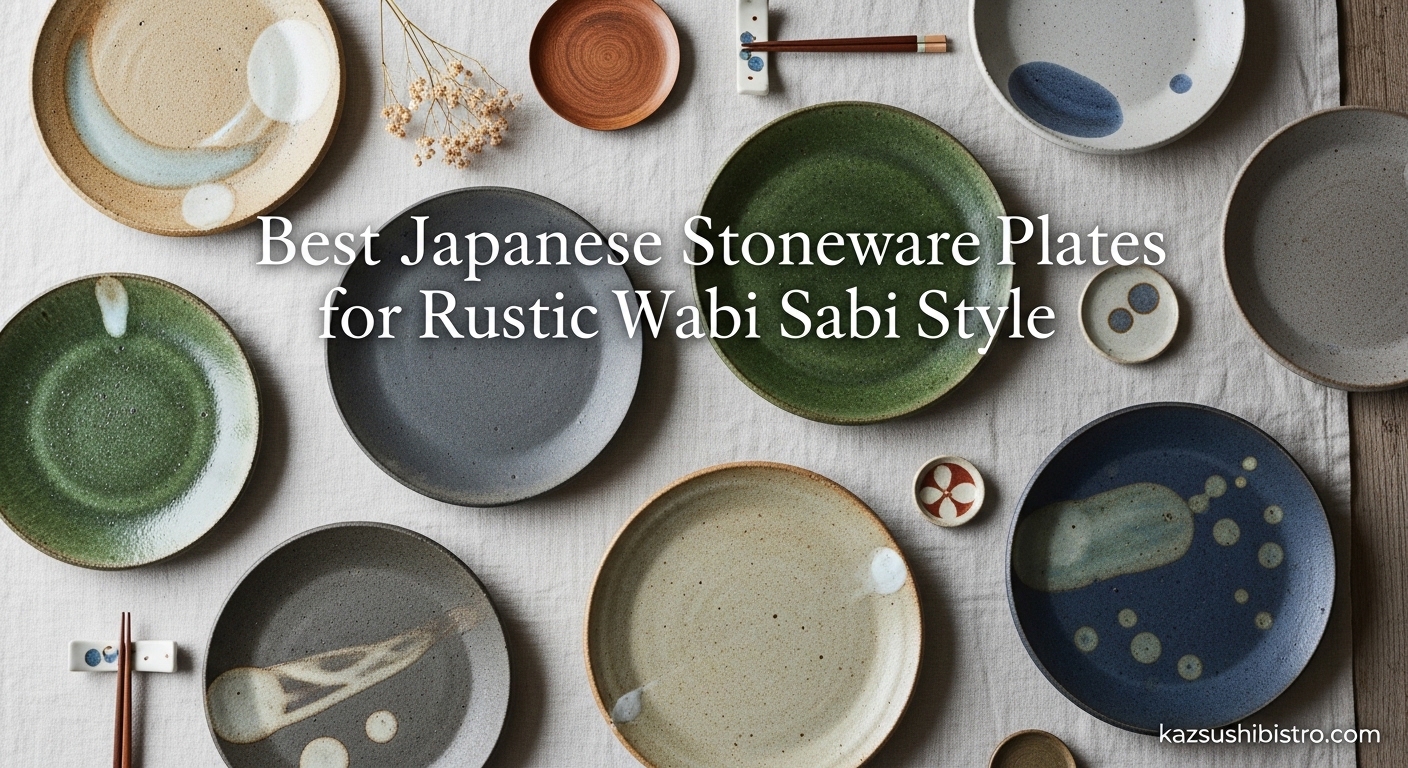 Best Japanese Stoneware Plates for Rustic Wabi Sabi Style