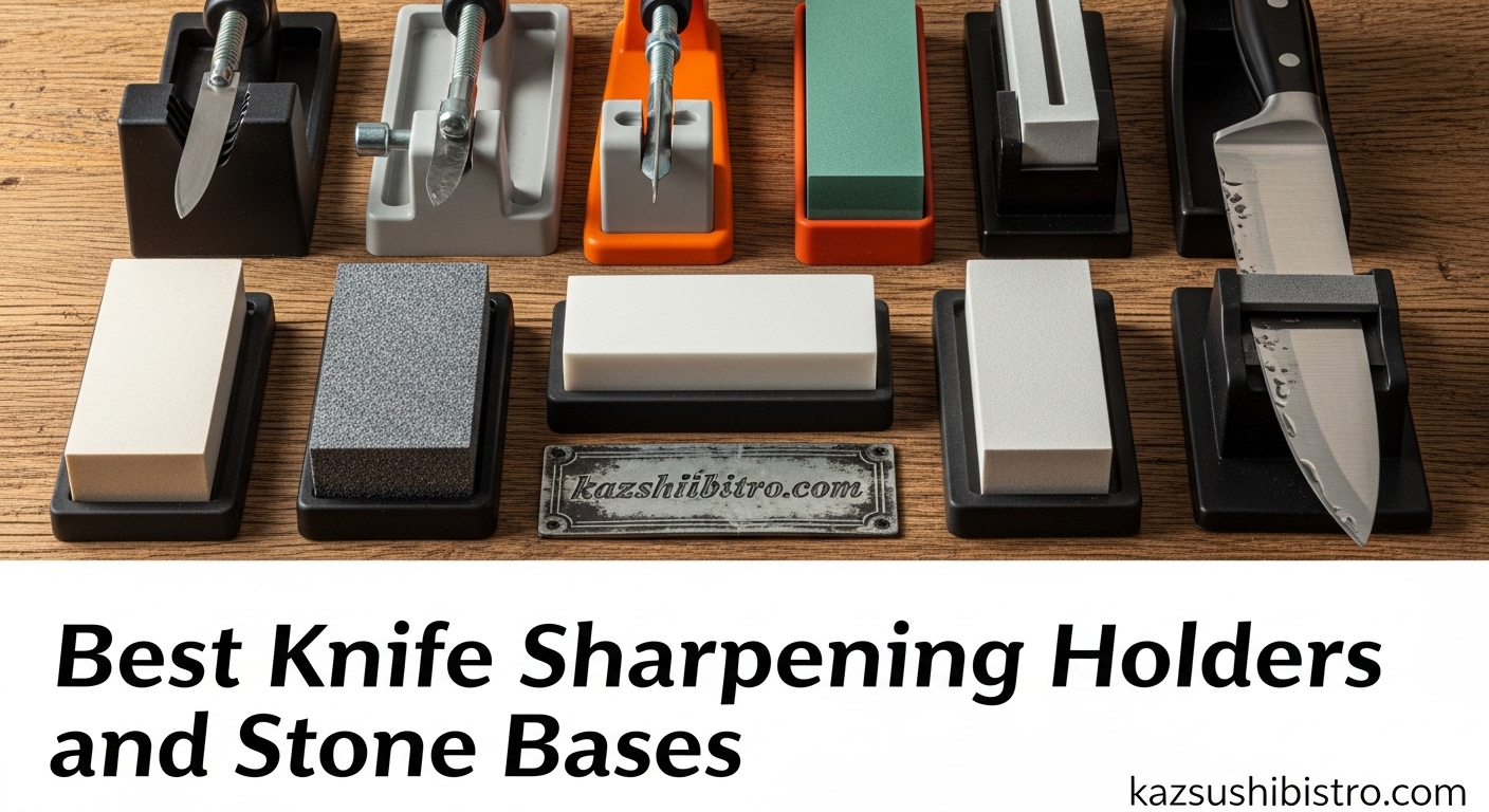 Best Knife Sharpening Holders and Stone Bases