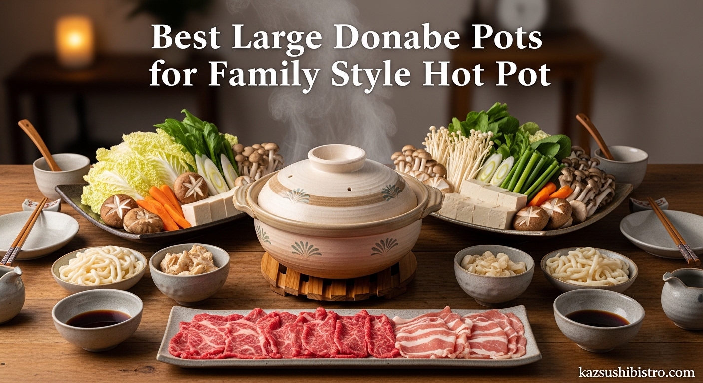 Best Large Donabe Pots for Family Style Hot Pot