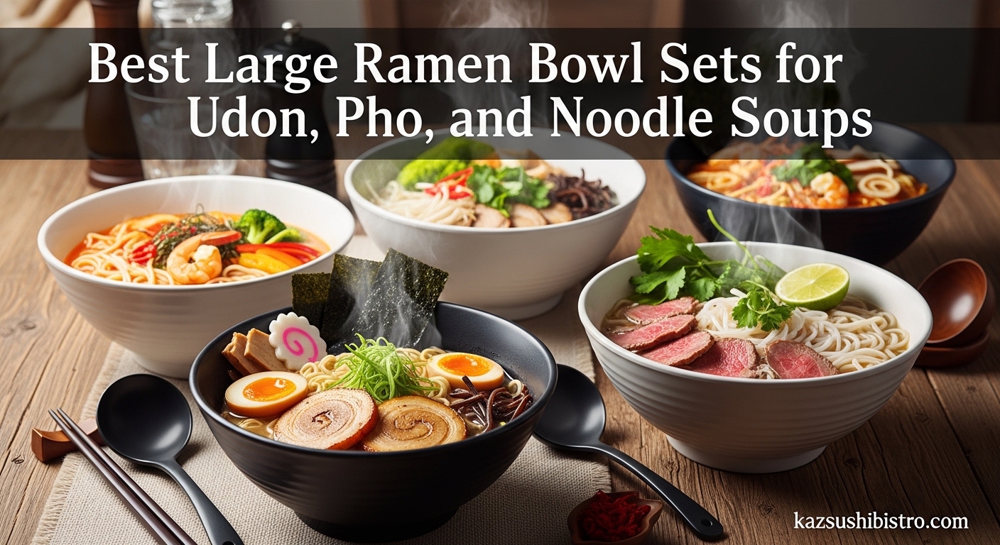 Best Large Ramen Bowl Sets for Udon Pho and Noodle Soups