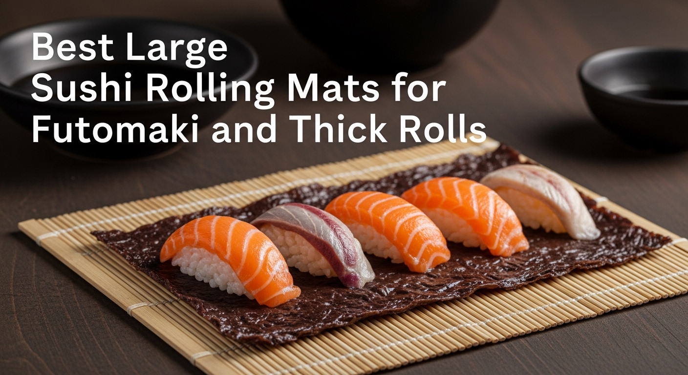 Best Large Sushi Rolling Mats for Futomaki and Thick Rolls