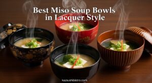 Best Miso Soup Bowls in Lacquer Style