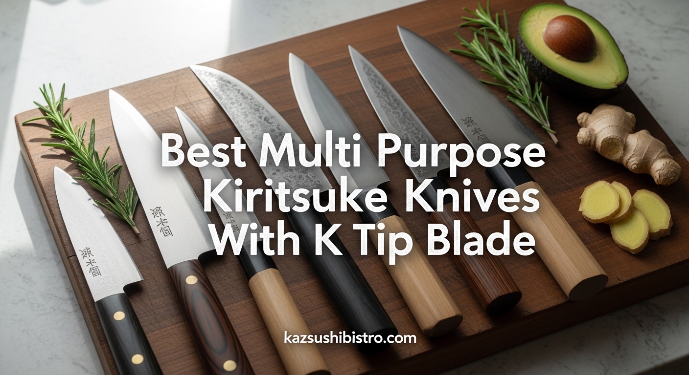 Best Multi Purpose Kiritsuke Knives With K Tip Blade