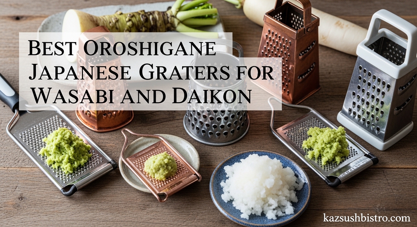 Best Oroshigane Japanese Graters for Wasabi and Daikon