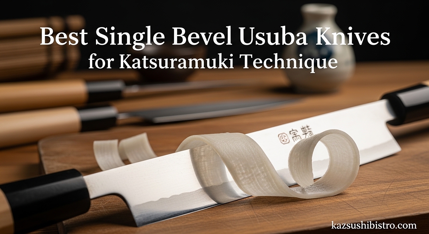 Best Single Bevel Usuba Knives for Katsuramuki Technique