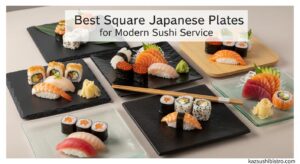 Best Square Japanese Plates for Modern Sushi Service