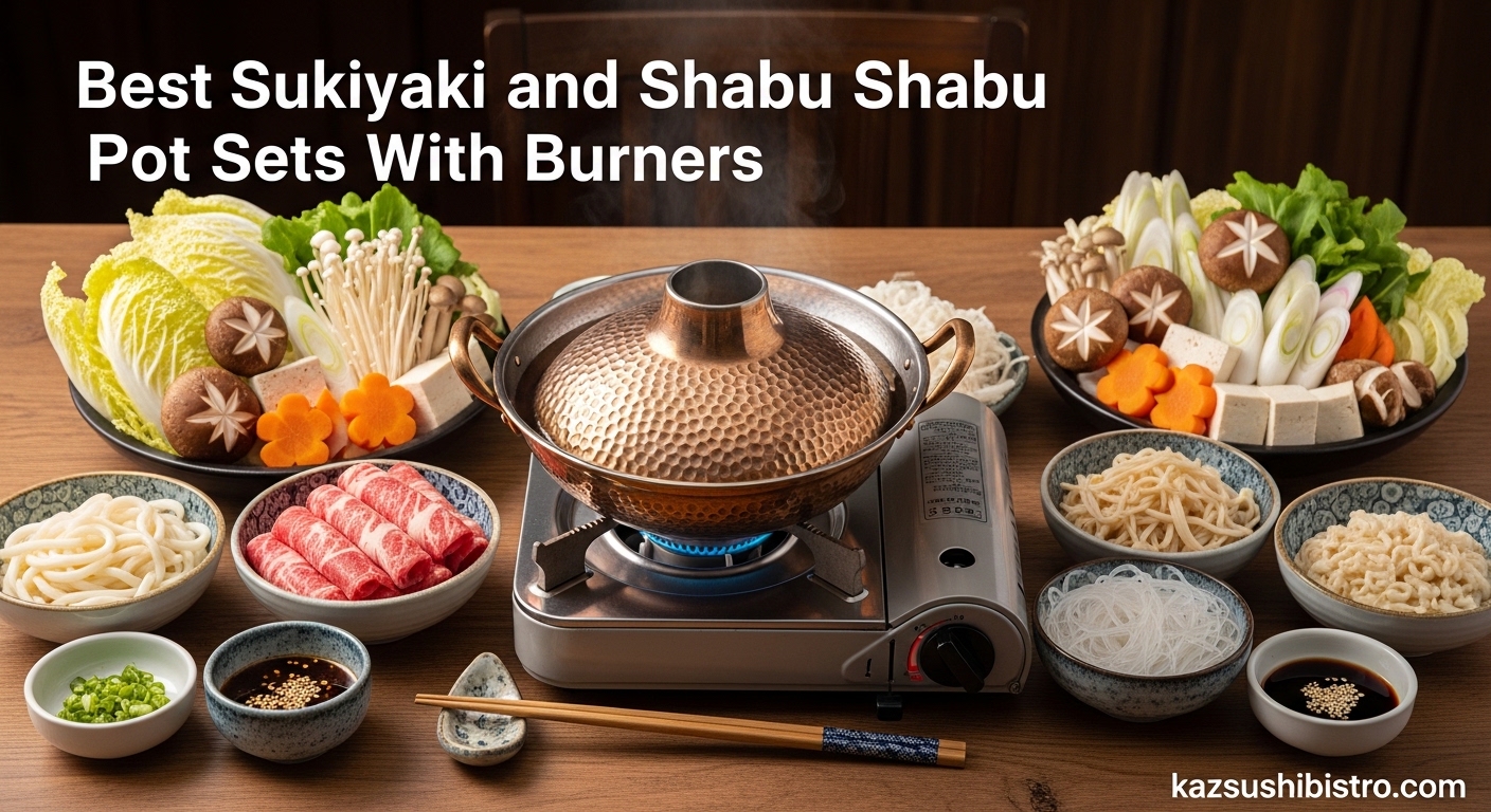 Best Sukiyaki and Shabu Shabu Pot Sets With Burners
