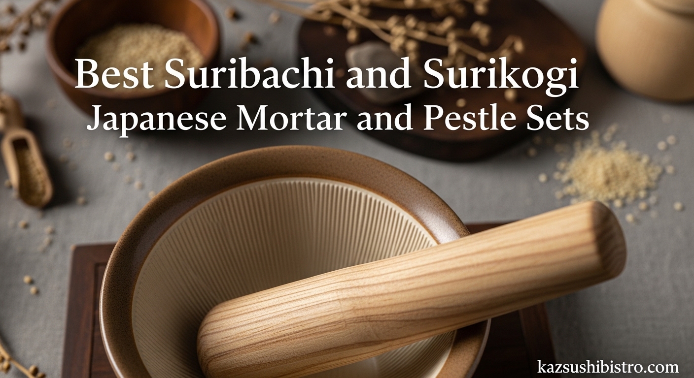 Best Suribachi and Surikogi Japanese Mortar and Pestle Sets