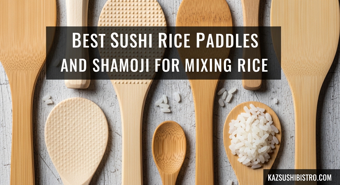 Best Sushi Rice Paddles and Shamoji for Mixing Rice