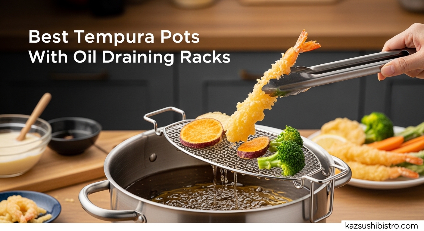 Best Tempura Pots With Oil Draining Racks