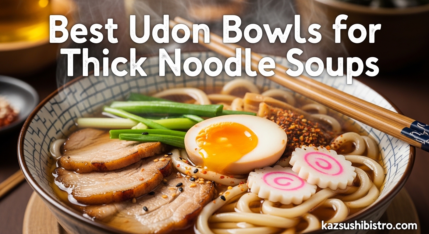 Best Udon Bowls for Thick Noodle Soups