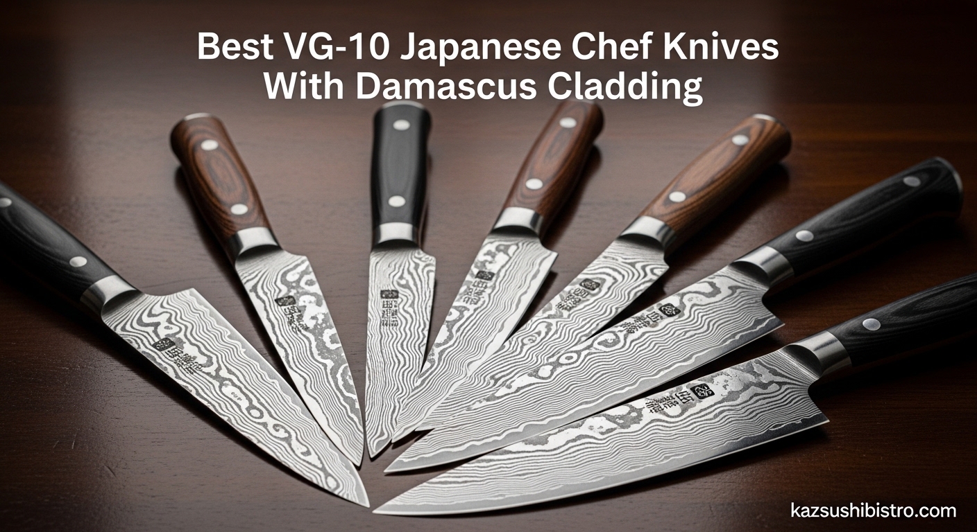 Best VG-10 Japanese Chef Knives With Damascus Cladding