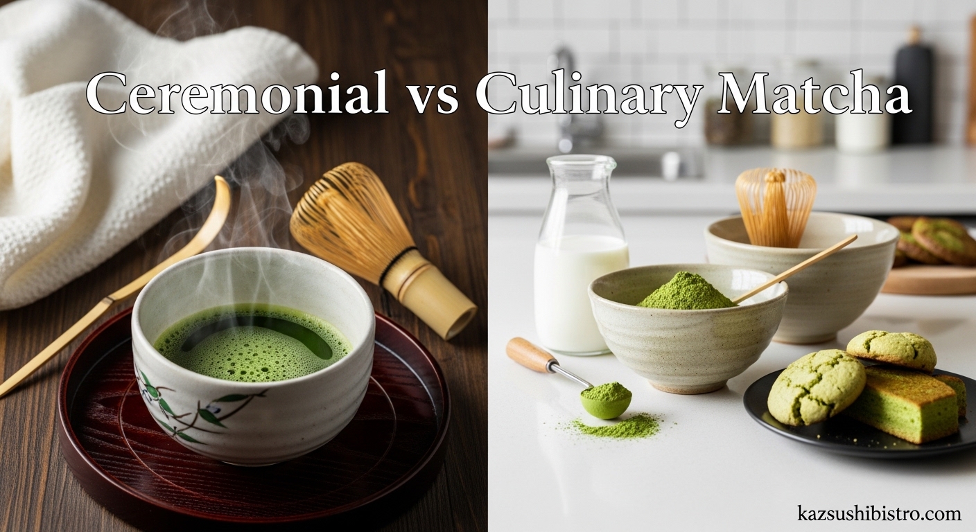 Ceremonial vs Culinary Matcha