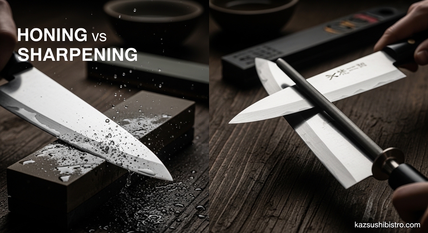 Honing vs Sharpening