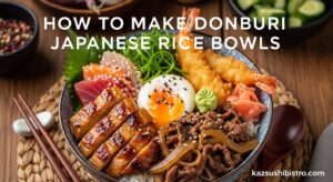 How to Make Donburi Japanese Rice Bowls