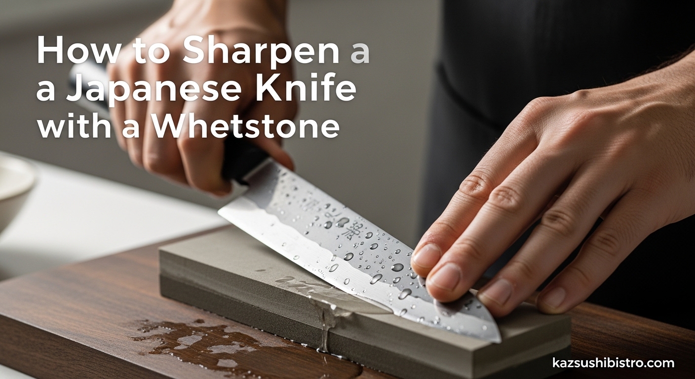 How to Sharpen a Japanese Knife with a Whetstone