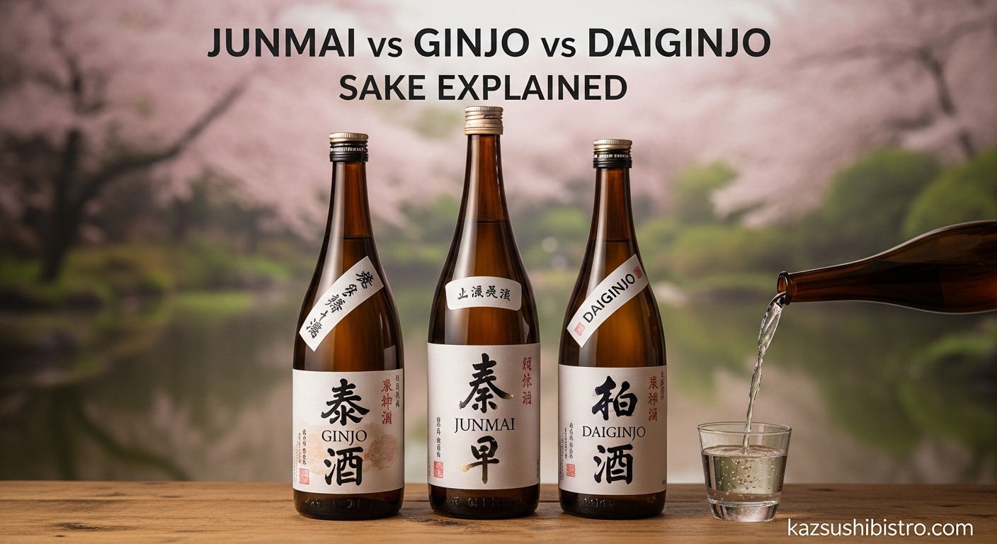 Junmai vs Ginjo vs Daiginjo Sake Explained