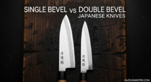 Single Bevel vs Double Bevel Japanese Knives